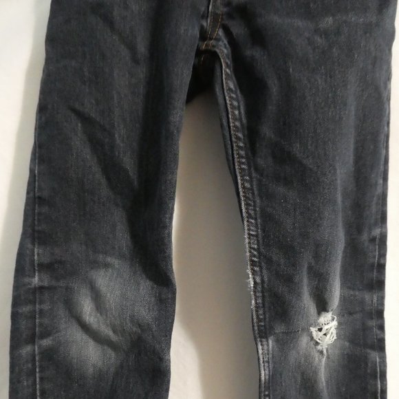 H&M DENIM & DENIM Slim Fit 7-8 years boy's damaged jeans, EUC - Picture 7 of 16